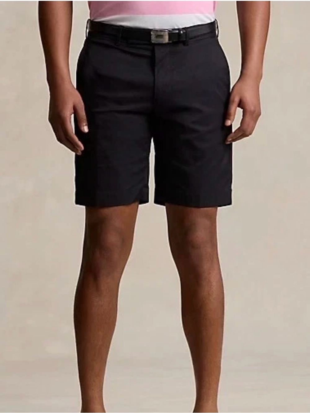 NWT!  RLX Ralph Lauren Tailored Fit Golf Shorts Black Size 32 10” Inseam